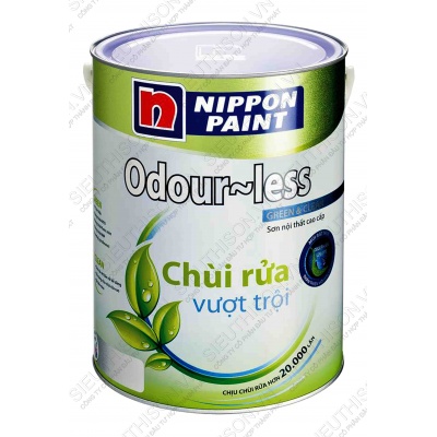 Sơn nội thất NIPPON ODOUR LESS chùi rửa vượt trội