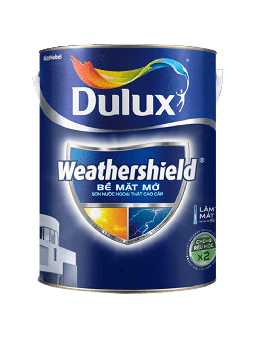 Sơn ngoại thất ICI-Dulux Weathershield 2G