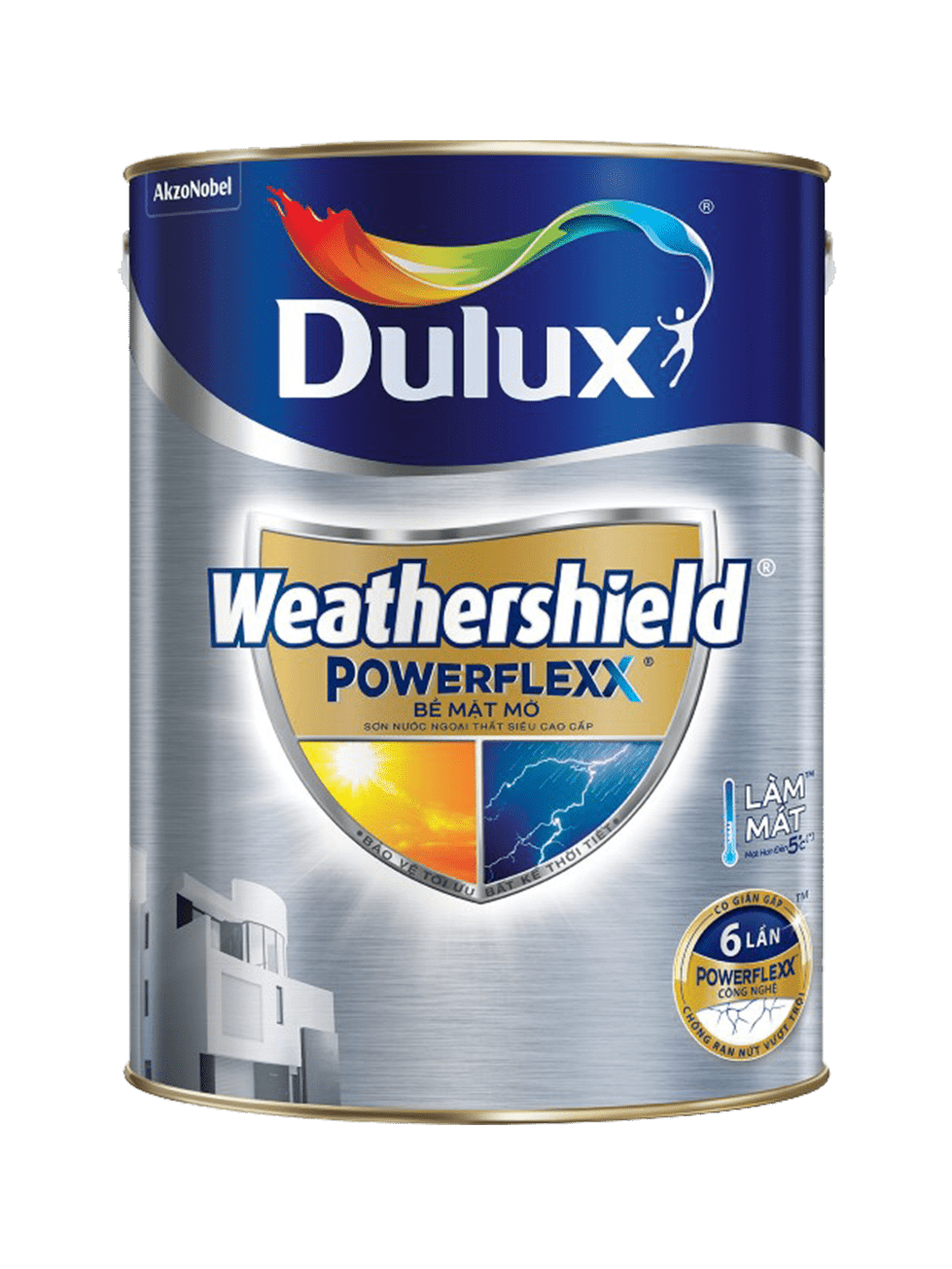 Sơn ngoại thất ICI-Dulux Weathershield Powerflexx