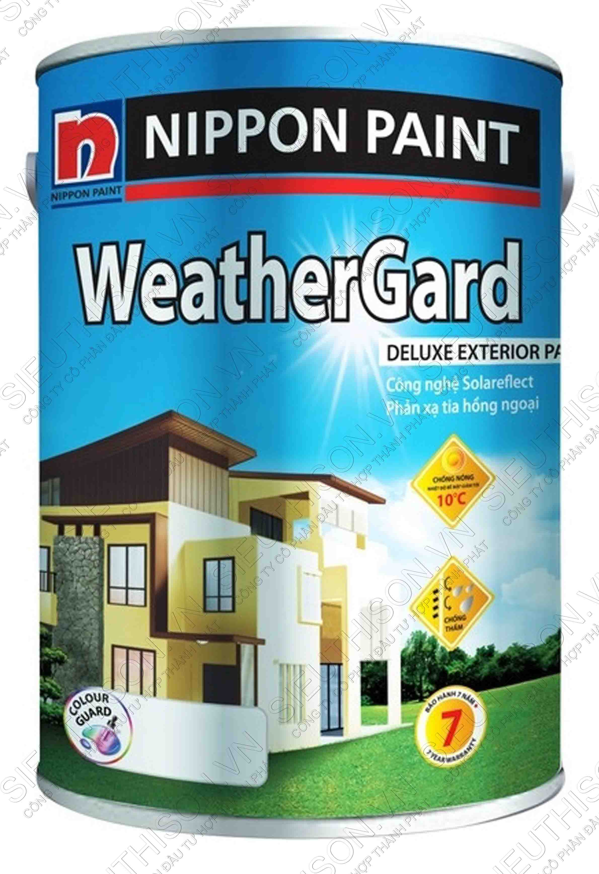 Sơn Ngoại Thất Weathergard Bóng